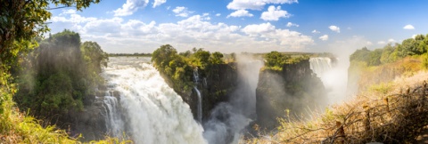 L’Afrique du Sud et les chutes Victoria au Zimbabwe